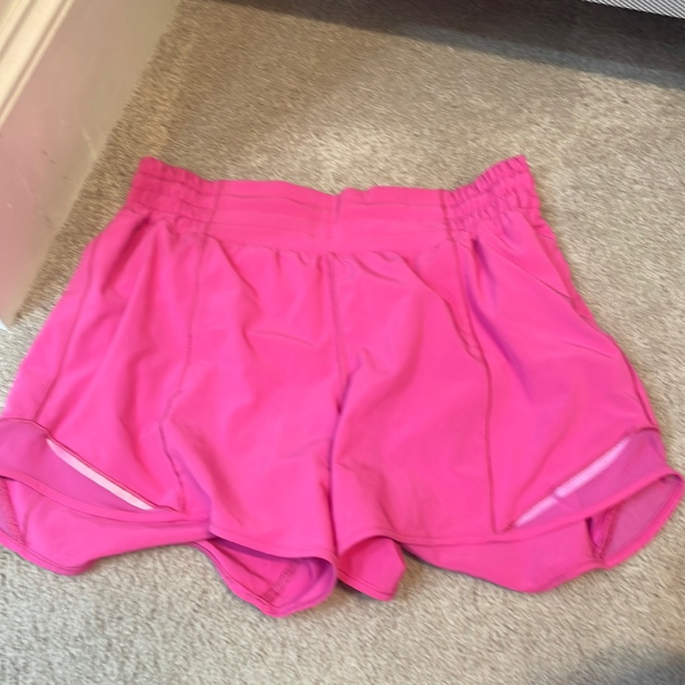 Hot pink hotty hot shorts from lululemon